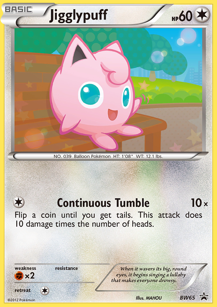 Jigglypuff (BW65) [Black & White: Black Star Promos] | Tabernacle Games