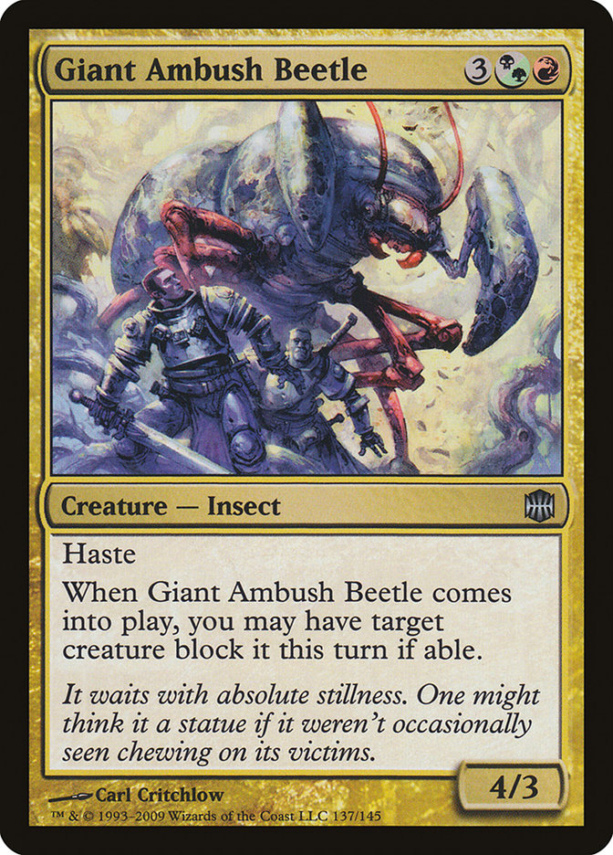 Giant Ambush Beetle [Alara Reborn] | Tabernacle Games