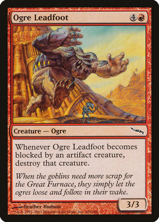 Ogre Leadfoot [Mirrodin] | Tabernacle Games