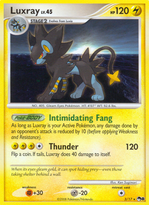 Luxray (3/17) [POP Series 8] | Tabernacle Games