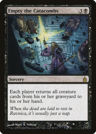 Empty the Catacombs [Ravnica: City of Guilds] | Tabernacle Games