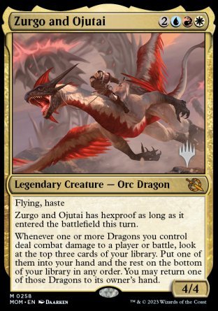 Zurgo and Ojutai (Promo Pack) [March of the Machine Promos] | Tabernacle Games