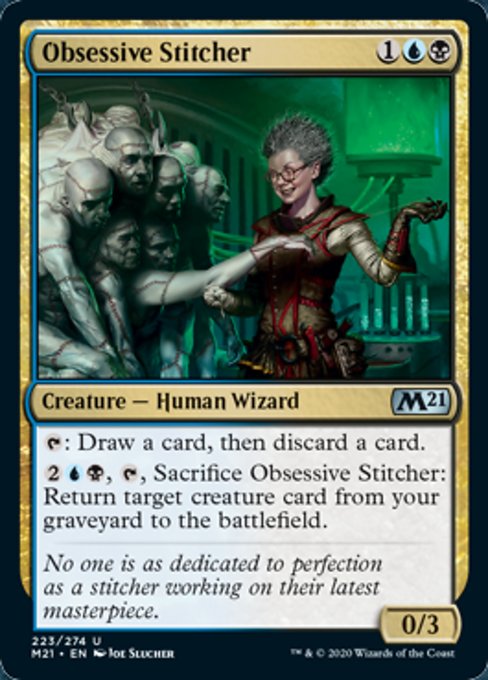 Obsessive Stitcher [Core Set 2021] | Tabernacle Games