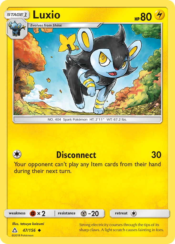 Luxio (47/156) [Sun & Moon: Ultra Prism] | Tabernacle Games