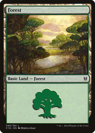 Forest (349) [Commander 2016] | Tabernacle Games