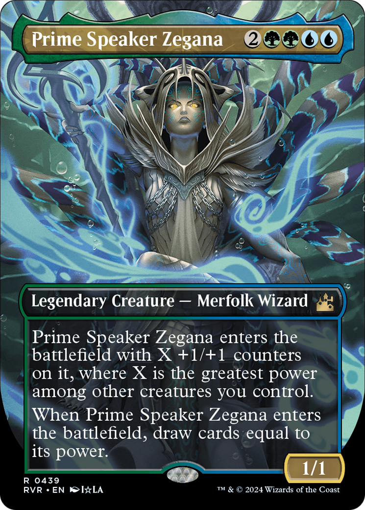 Prime Speaker Zegana (Anime Borderless) [Ravnica Remastered] | Tabernacle Games