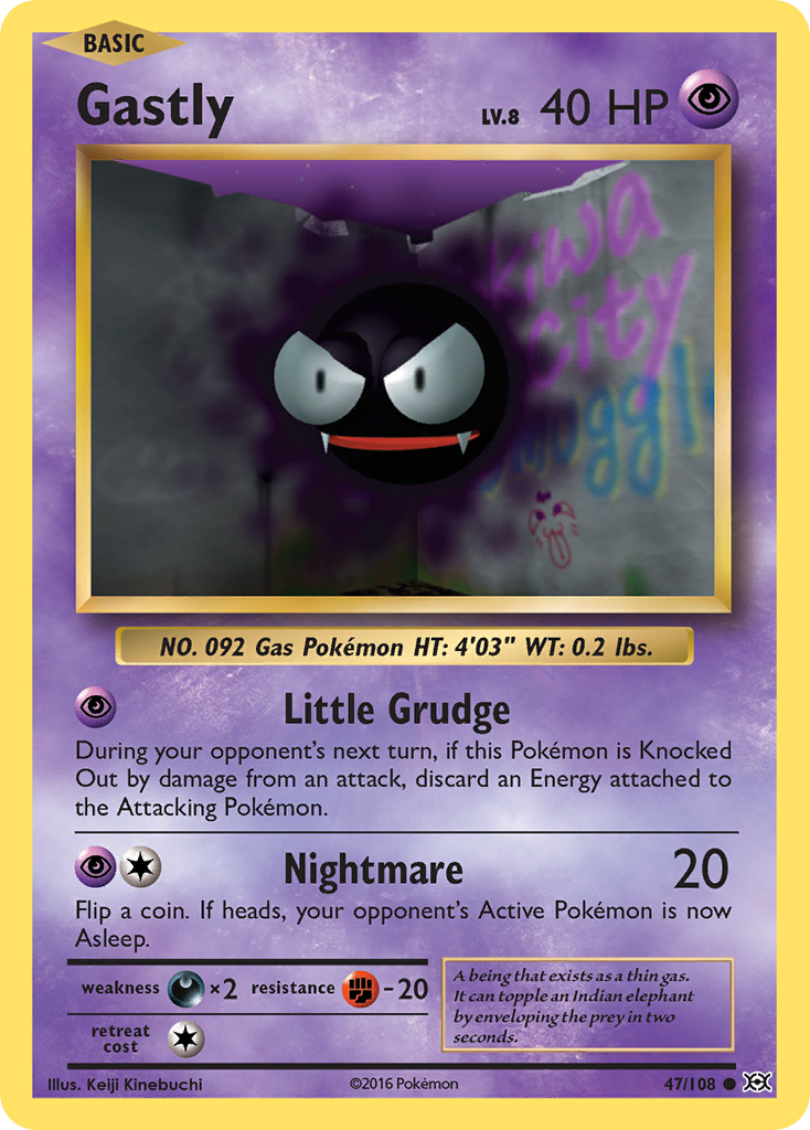 Gastly (47/108) [XY: Evolutions] | Tabernacle Games