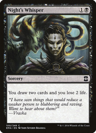 Night's Whisper [Eternal Masters] | Tabernacle Games