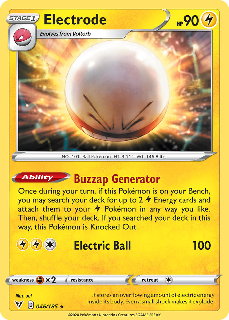 Electrode (046/185) [Sword & Shield: Vivid Voltage] | Tabernacle Games