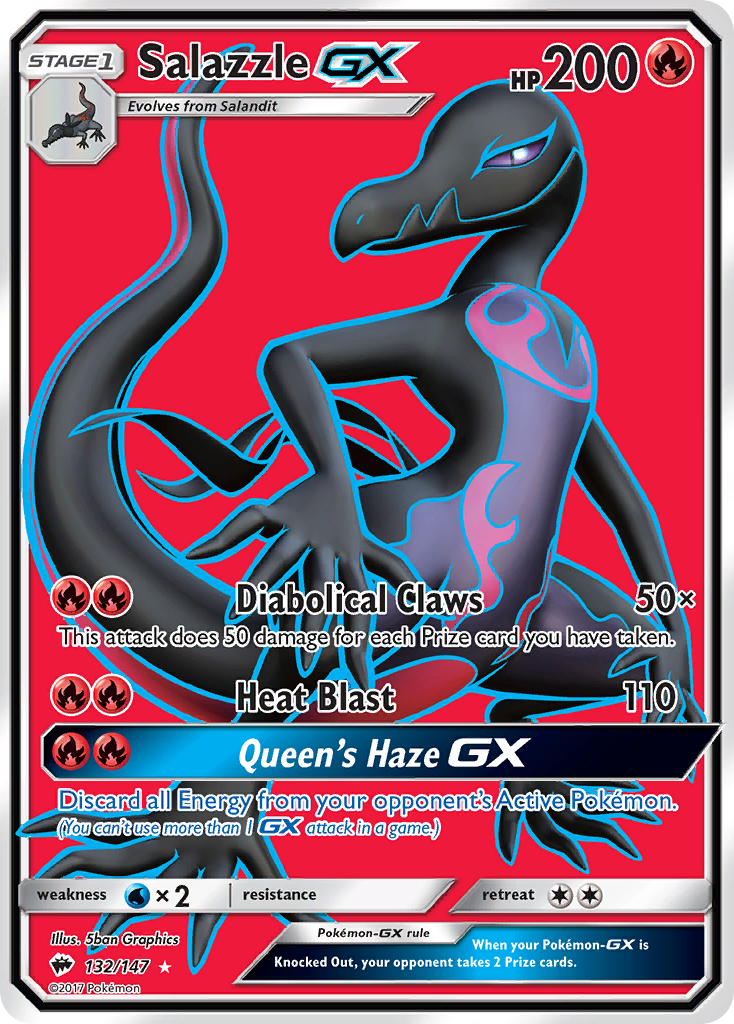 Salazzle GX (132/147) [Sun & Moon: Burning Shadows] | Tabernacle Games