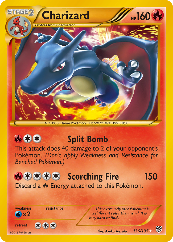 Charizard (136/135) [Black & White: Plasma Storm] | Tabernacle Games