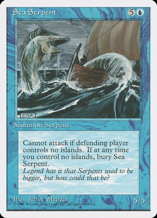Sea Serpent [Fourth Edition] | Tabernacle Games