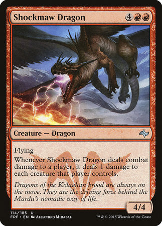Shockmaw Dragon [Fate Reforged] | Tabernacle Games
