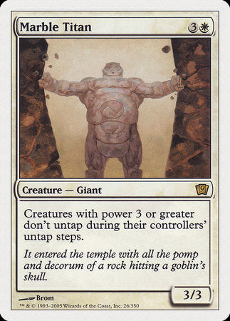 Marble Titan [Ninth Edition] | Tabernacle Games