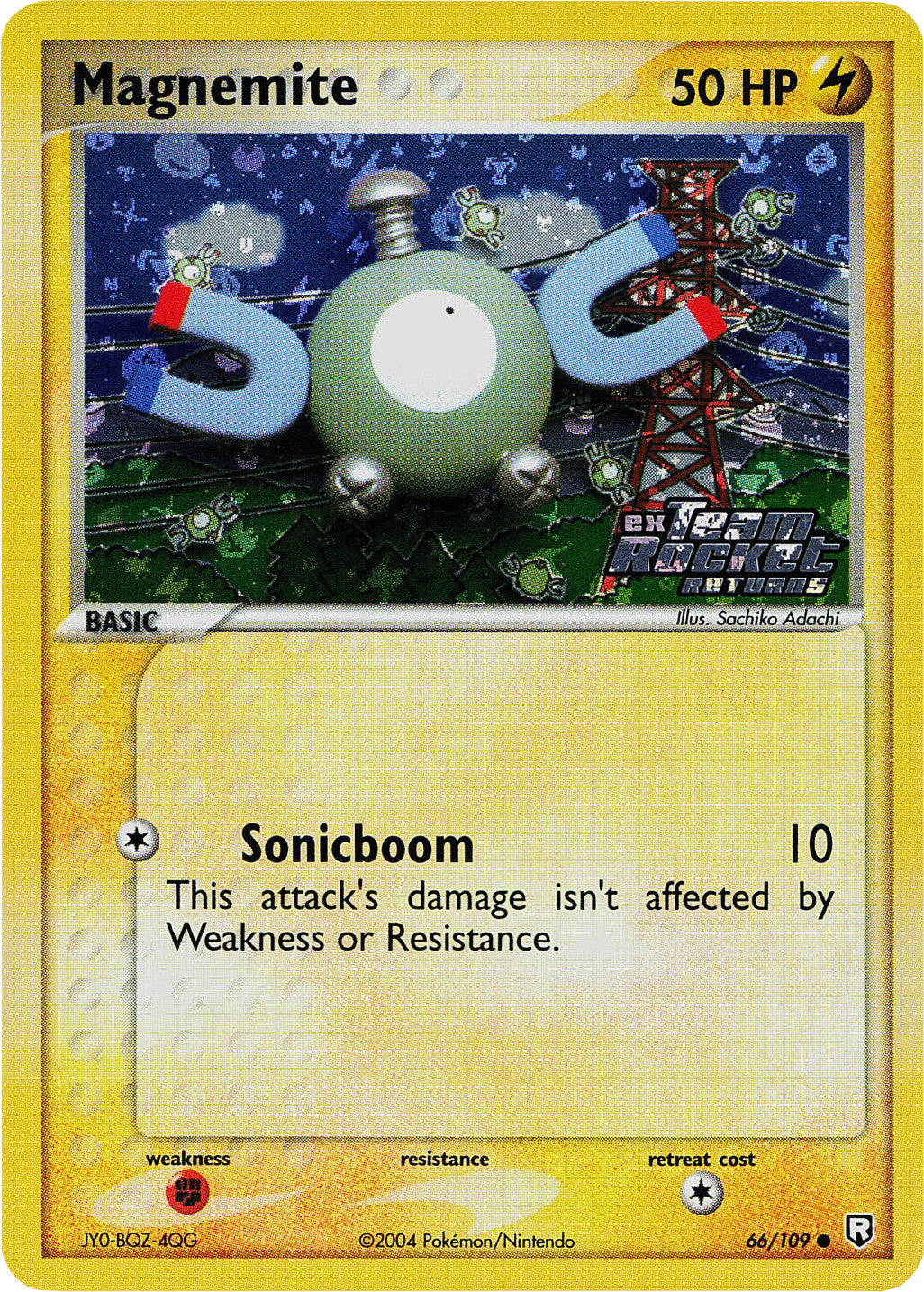 Magnemite (66/109) (Stamped) [EX: Team Rocket Returns] | Tabernacle Games