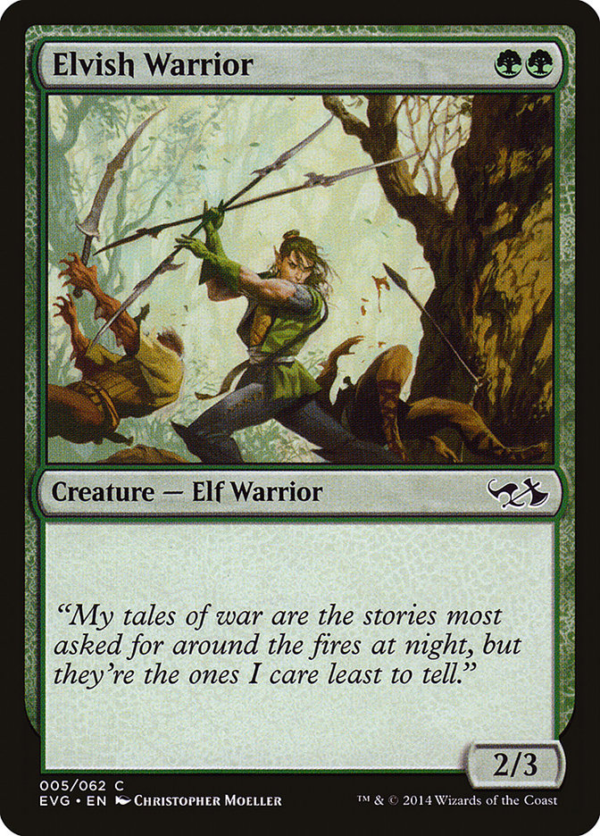 Elvish Warrior (Elves vs. Goblins) [Duel Decks Anthology] | Tabernacle Games