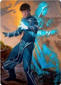 Jace, Mirror Mage 1 Art Card [Zendikar Rising Art Series] | Tabernacle Games