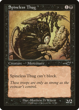 Spineless Thug [Nemesis] | Tabernacle Games