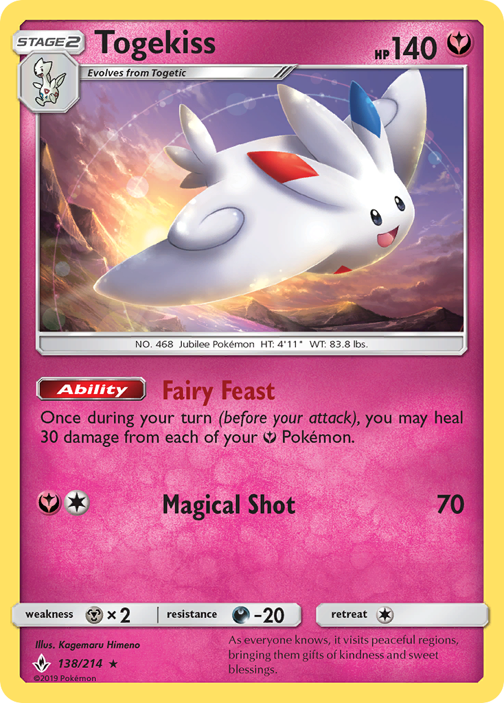 Togekiss (138/214) [Sun & Moon: Unbroken Bonds] | Tabernacle Games