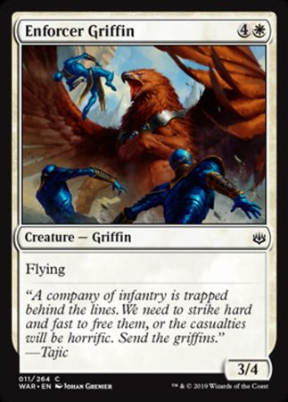 Enforcer Griffin [War of the Spark] | Tabernacle Games