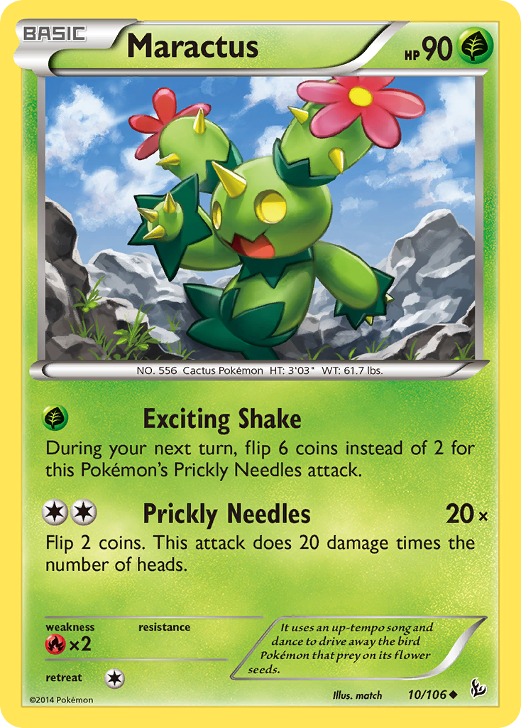 Maractus (10/106) [XY: Flashfire] | Tabernacle Games