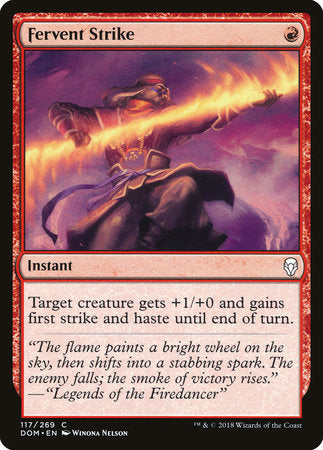Fervent Strike [Dominaria] | Tabernacle Games