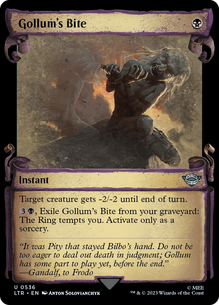 Gollum's Bite [The Lord of the Rings: Tales of Middle-Earth Showcase Scrolls] | Tabernacle Games