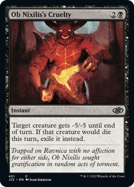 Ob Nixilis's Cruelty [Jumpstart 2022] | Tabernacle Games