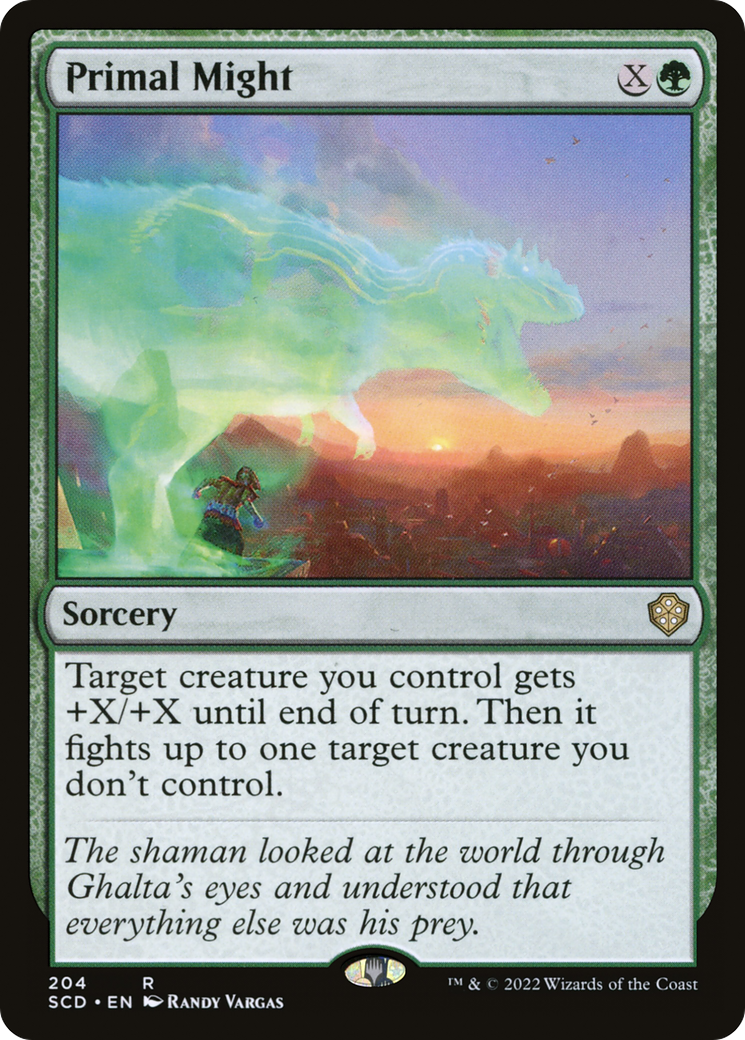 Primal Might [Starter Commander Decks] | Tabernacle Games