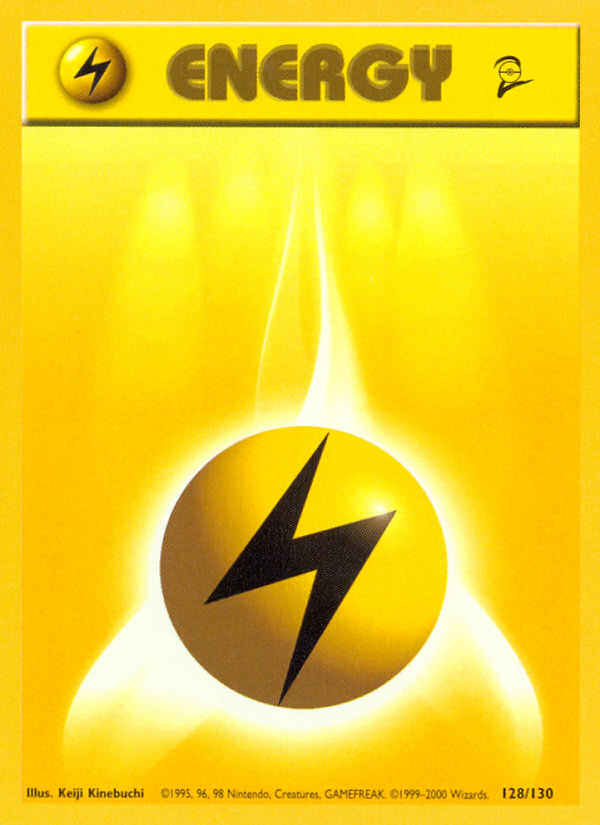 Lightning Energy (128/130) [Base Set 2] | Tabernacle Games
