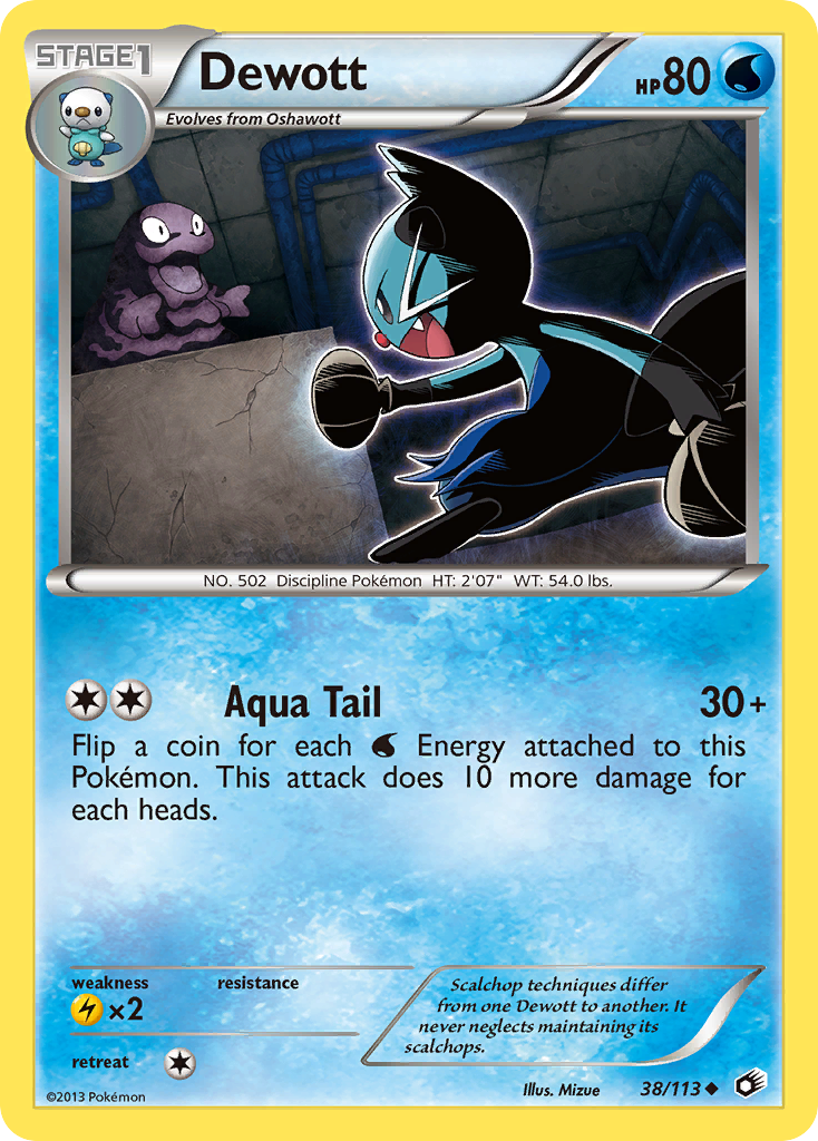 Dewott (38/113) [Black & White: Legendary Treasures] | Tabernacle Games