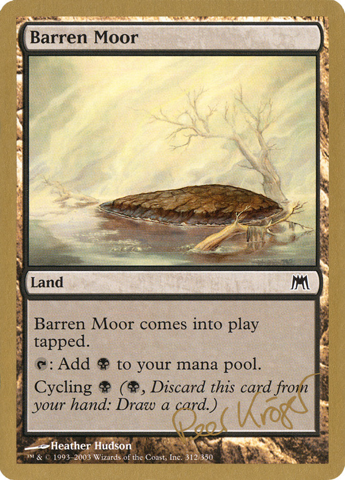 Barren Moor (Peer Kroger) [World Championship Decks 2003] | Tabernacle Games