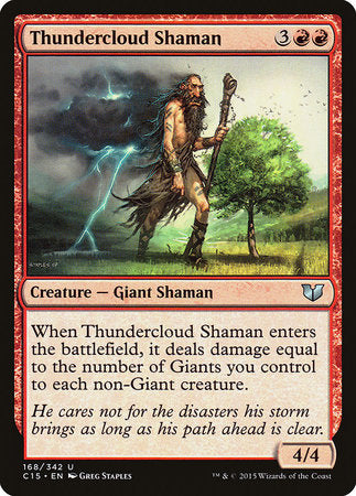 Thundercloud Shaman [Commander 2015] | Tabernacle Games