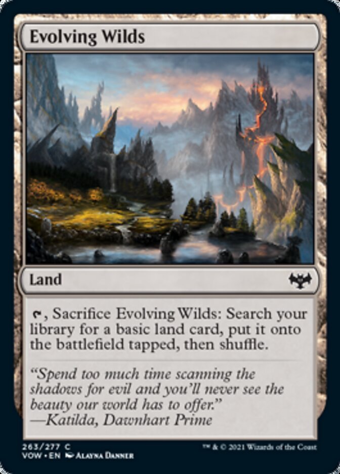 Evolving Wilds [Innistrad: Crimson Vow] | Tabernacle Games