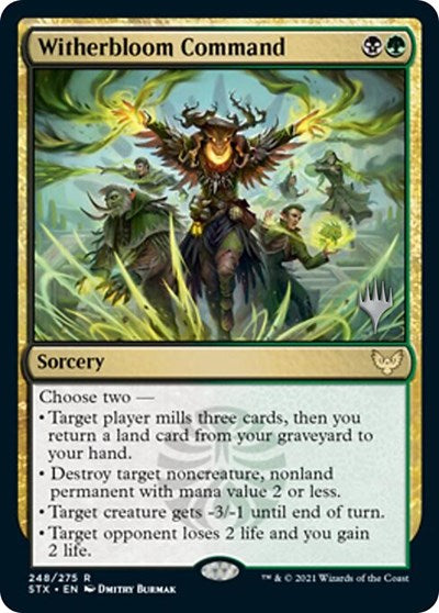 Witherbloom Command (Promo Pack) [Strixhaven: School of Mages Promos] | Tabernacle Games