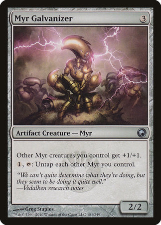 Myr Galvanizer [Scars of Mirrodin] | Tabernacle Games