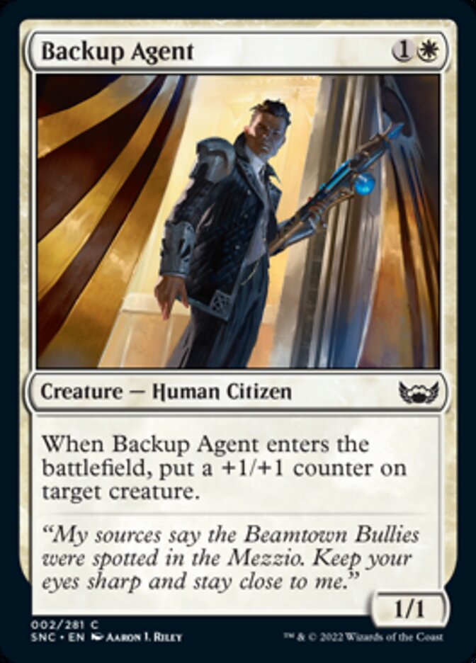 Backup Agent [Streets of New Capenna] | Tabernacle Games