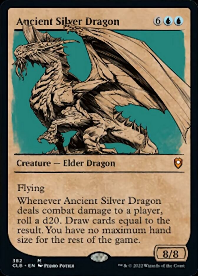 Ancient Silver Dragon (Showcase) [Commander Legends: Battle for Baldur's Gate] | Tabernacle Games