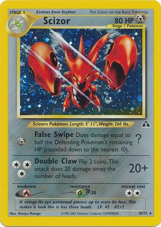 Scizor (10/75) [Neo Discovery Unlimited] | Tabernacle Games