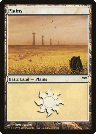 Plains (290) [Champions of Kamigawa] | Tabernacle Games