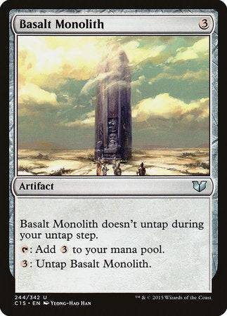 Basalt Monolith [Commander 2015] | Tabernacle Games