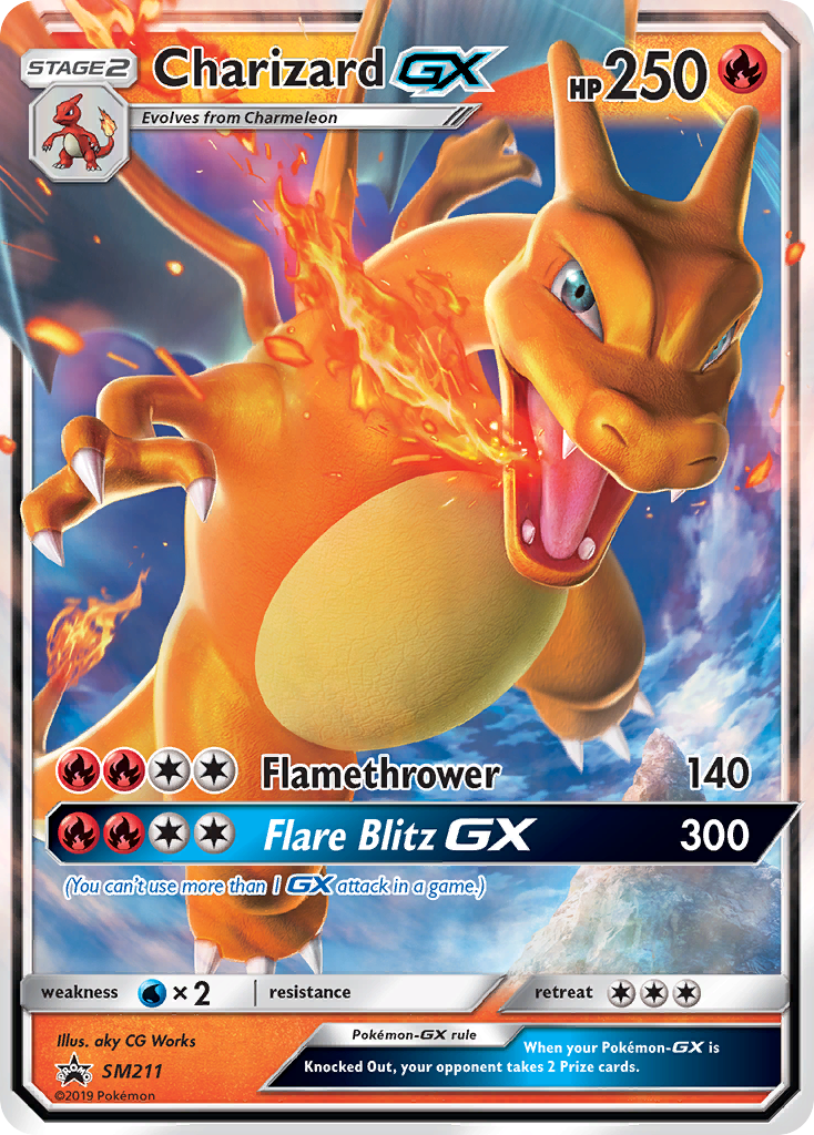 Charizard GX (SM211) [Sun & Moon: Black Star Promos] | Tabernacle Games