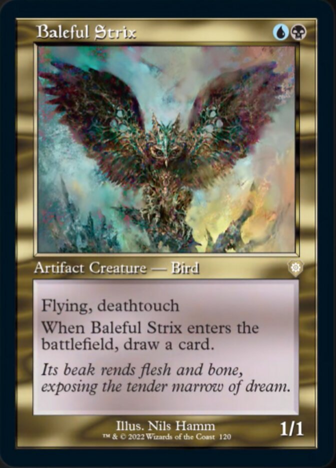 Baleful Strix (Retro) [The Brothers' War Commander] | Tabernacle Games