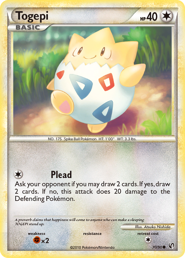 Togepi (70/90) [HeartGold & SoulSilver: Undaunted] | Tabernacle Games