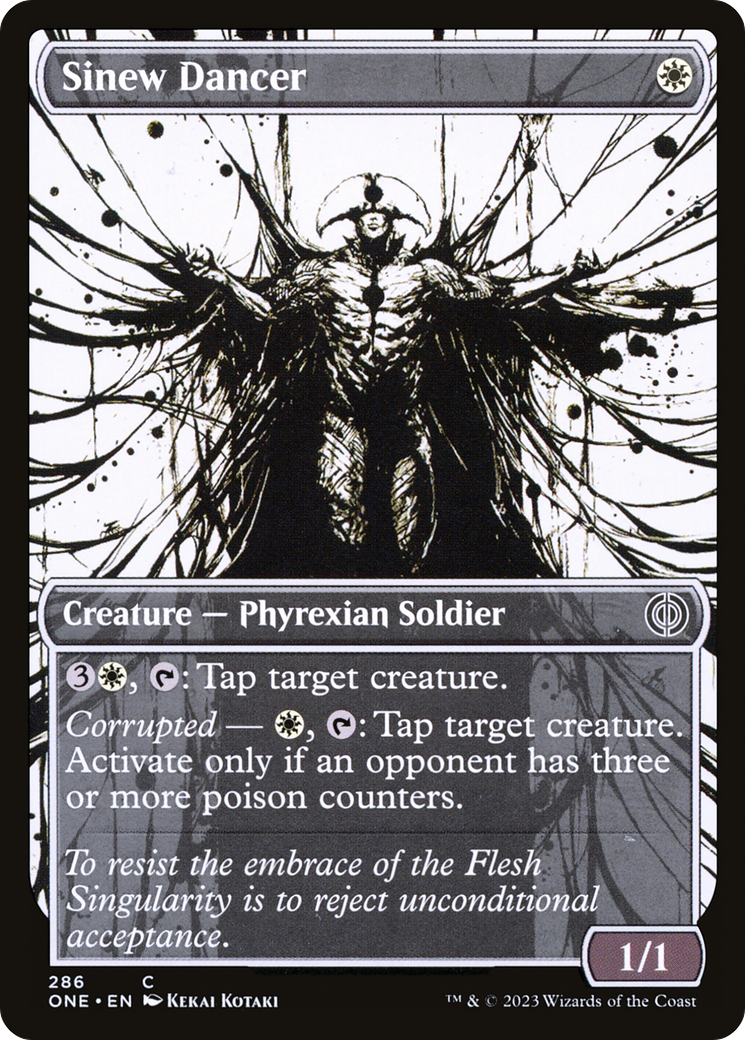 Sinew Dancer (Showcase Ichor) [Phyrexia: All Will Be One] | Tabernacle Games
