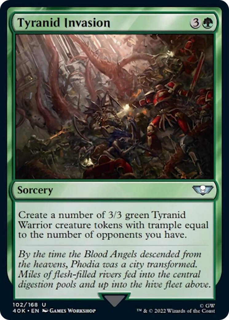 Tyranid Invasion (Surge Foil) [Universes Beyond: Warhammer 40,000] | Tabernacle Games