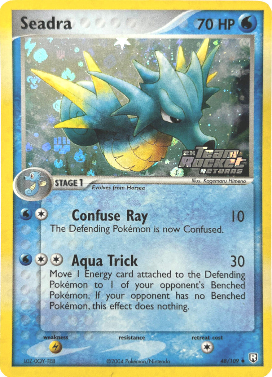 Seadra (48/109) (Stamped) [EX: Team Rocket Returns] | Tabernacle Games