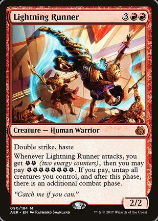 Lightning Runner [Aether Revolt] | Tabernacle Games