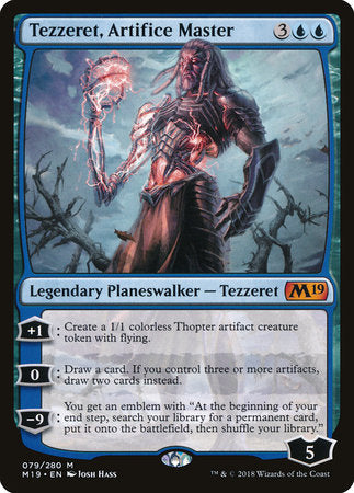 Tezzeret, Artifice Master [Core Set 2019] | Tabernacle Games