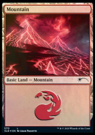 Mountain (Lightning) (570) [Secret Lair Drop Promos] | Tabernacle Games